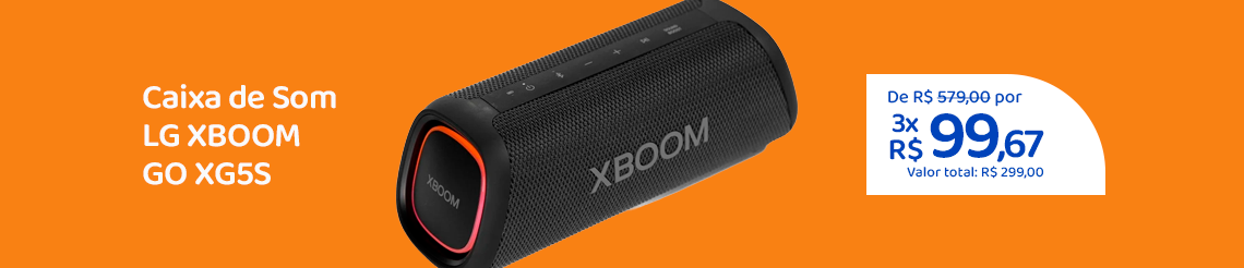 Ofertas da semana - Caixa de Som LG XBOOM GO XG5S