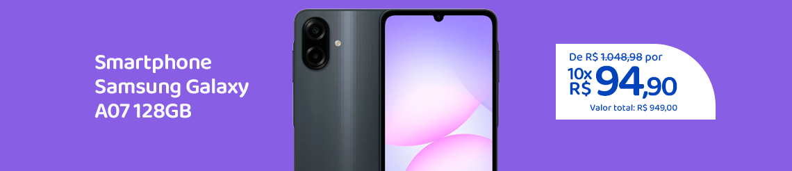 Ofertas da semana - martphone Samsung Galaxy A07