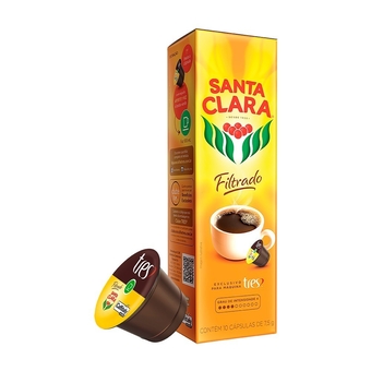 C&aacute;psula Tres Cora&ccedil;&otilde;es Filtrado Santa Cl...