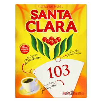 Filtro de Papel Santa Clara N&ordm; 103 Caix...