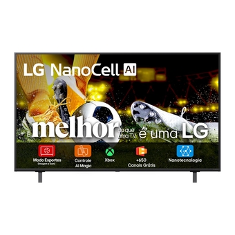 Smart TV LG 55" 55NANO80T 4K NanoCell P...