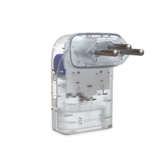 Protetor Elétrico iClamper Pocket Fit 1 Tomada 2P+T 10A Transparente
