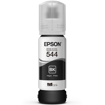 Garrafa de Tinta Epson T544122-BR Preta 4.500 Páginas para EcoTank L3150 L3250 L3160 L3260 L3560 L5190 L5290 L5590