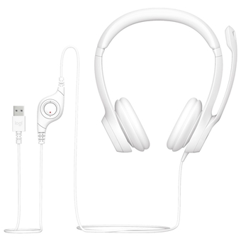 Headset Logitech H390 USB com Microfone...