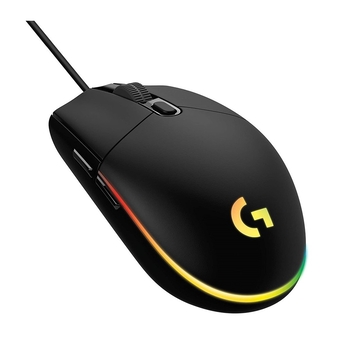Mouse Gamer Logitech Lightsync G203 8000 dpi RGB Preto