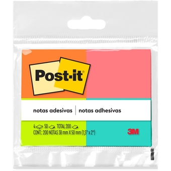 Blocos de Notas Adesivas 3M Post-it 653...